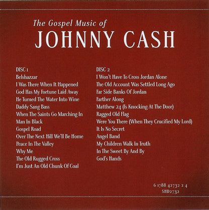 Johnny Cash/Willie Nelson/George Jones – The Gospel Music Of Johnny Cash (2-CD)