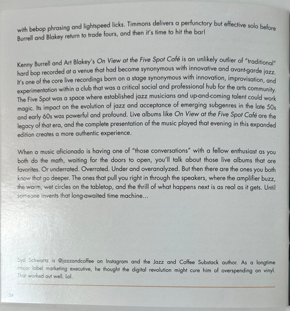 Kenny Burrell  / Blakey,Art – On View At The Five Spot Cafe: Complete Masters (2-CD)