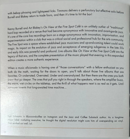 Kenny Burrell  / Blakey,Art – On View At The Five Spot Cafe: Complete Masters (2-CD)