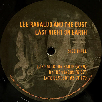 Lee Ranaldo & The Dust – Last Night On Earth (2-LP Vinyl) Vinyl Record