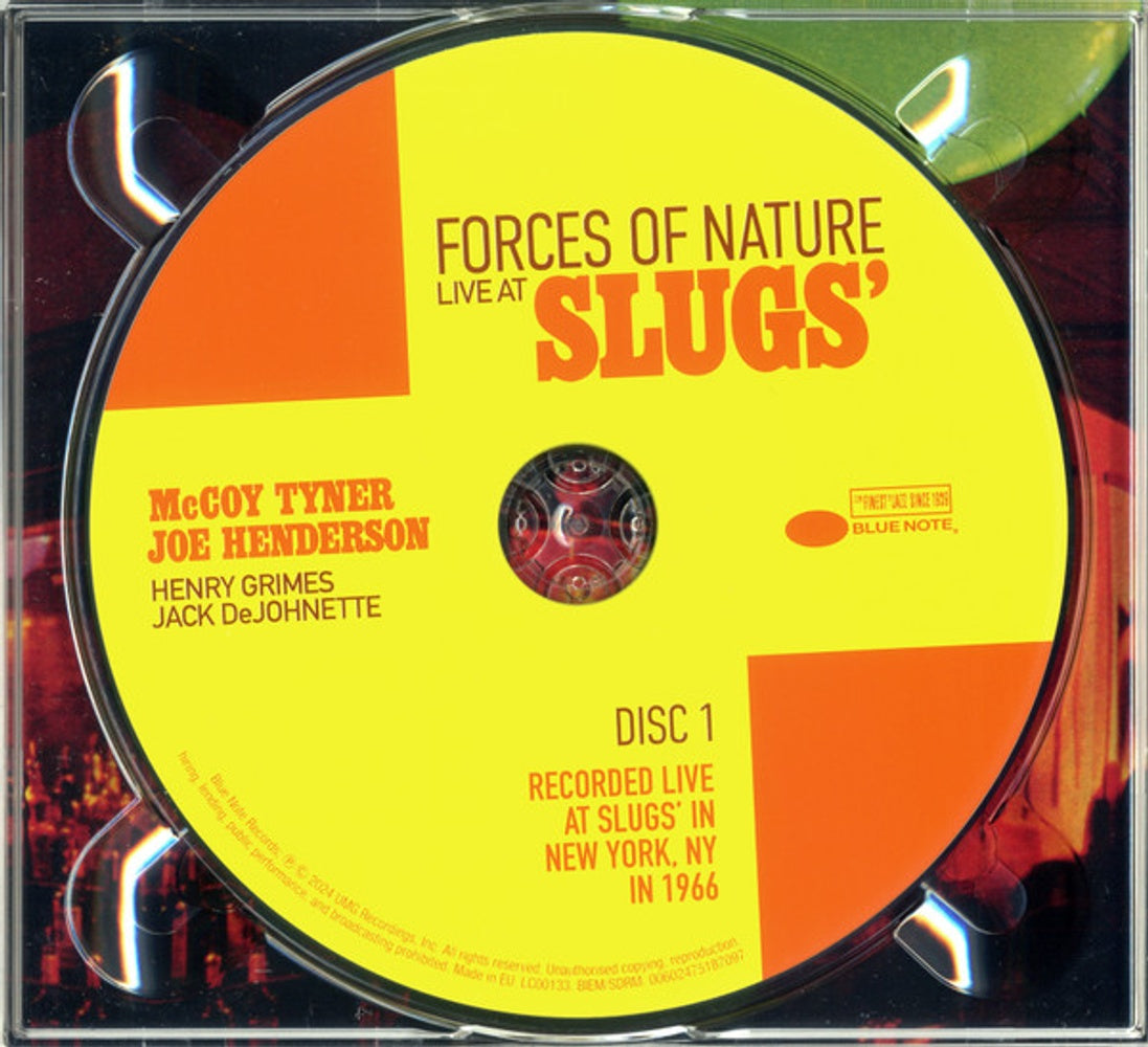 McCoy Tyner  / Joe Henderson – Forces Of Nature: Live At Slugs' (2-CD)