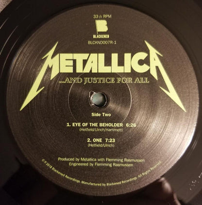 Metallica – ...And Justice For All: Remastered (2-LP Vinyl) Vinyl Record