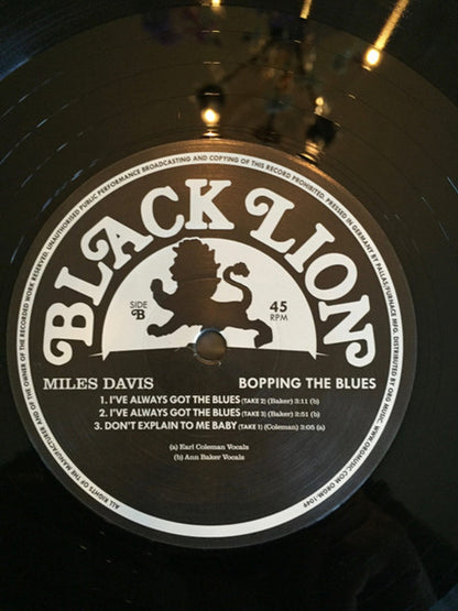 Miles Davis – Bopping The Blues (3-LP Vinyl) Vinyl Record