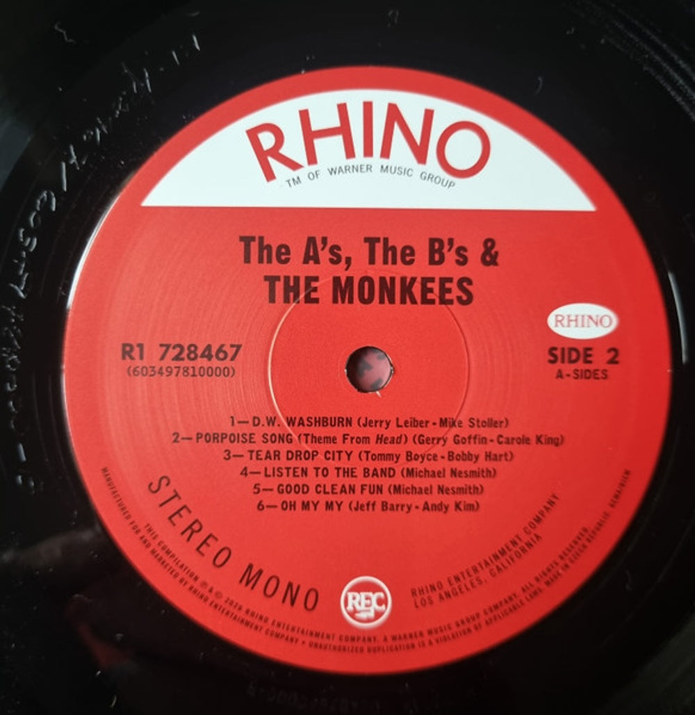 The Monkees – A's The B's & The Monkees (2-LP Vinyl) Vinyl Record