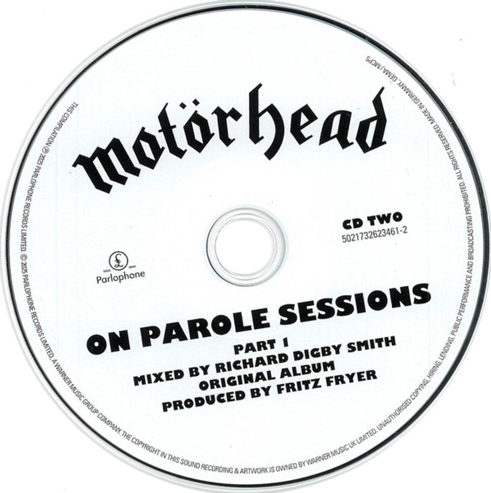 Motörhead – On Parole Sessions (3-CD & Blu-ray)