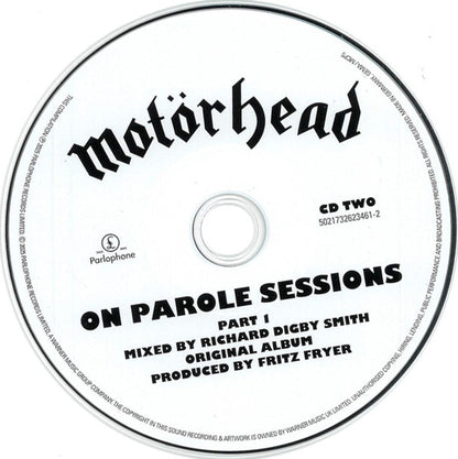 Motörhead – On Parole Sessions (3-CD & Blu-ray)