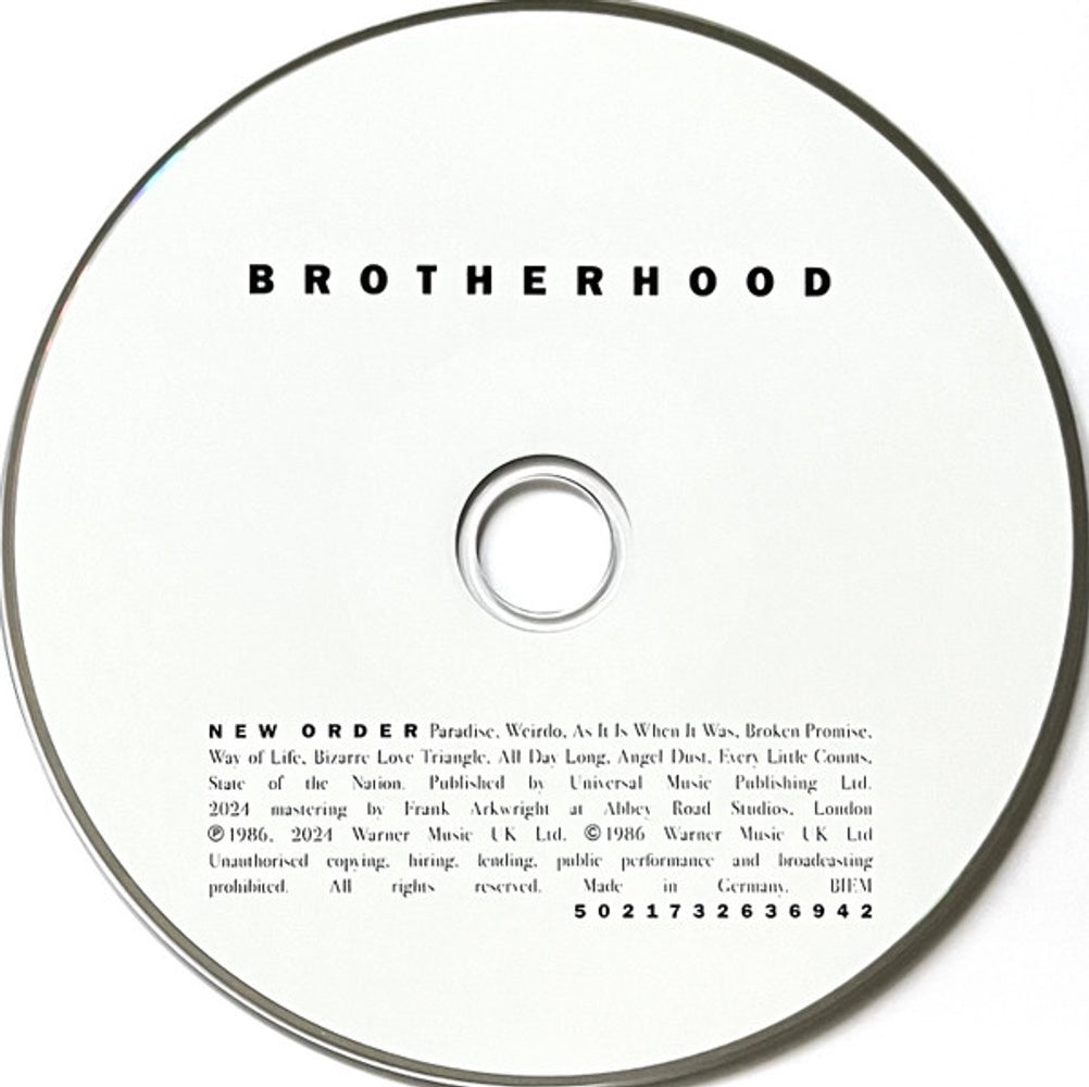 New Order – Brotherhood (2-CD)
