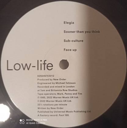 New Order – Low-Life (LP Vinyl) Vinyl Record
