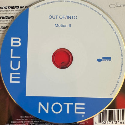 Out Of / Into – Motion II Music CD