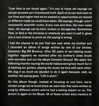 Dave Alvin and Phil Alvin – Lost Time Music CD