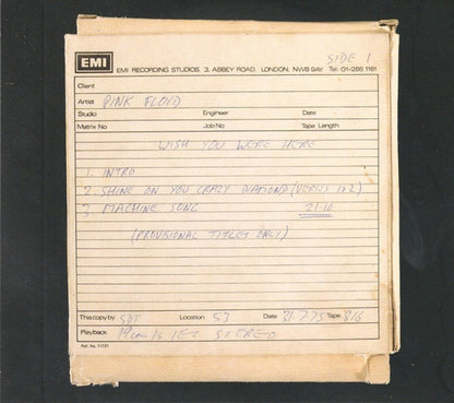 Pink Floyd – Wish You Were Here (2-CD)