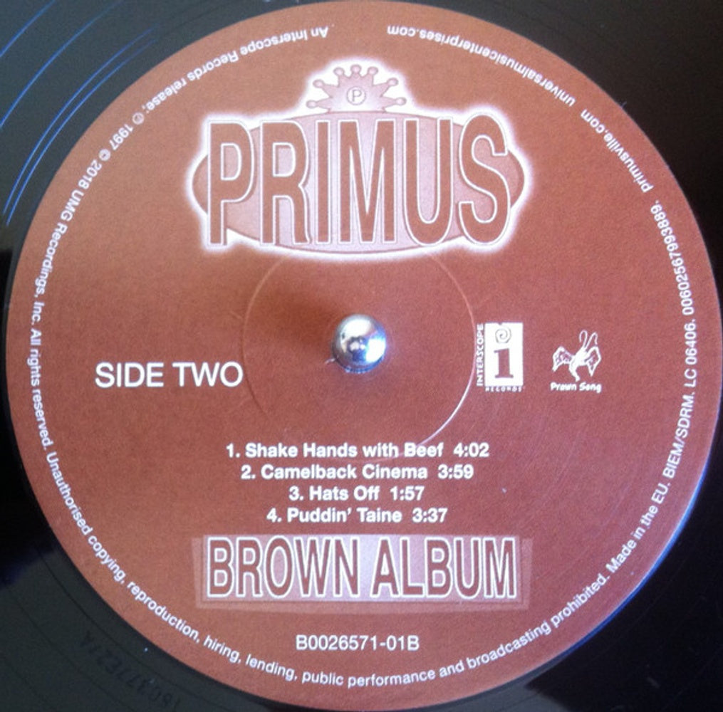 Primus – Brown Album (2-LP Vinyl) Vinyl Record