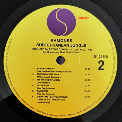 Ramones – Subterranean Jungle (LP Vinyl) Vinyl Record