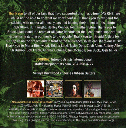 Selwyn Birchwood – Electric Swamp Funkin' Blues Music CD
