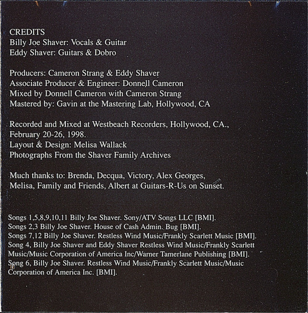 Shaver – Victory Music CD