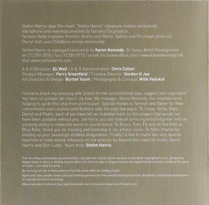 Stefon Harris – Evolution Music CD