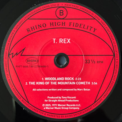 T. Rex – Electric Warrior (LP Vinyl) Vinyl Record