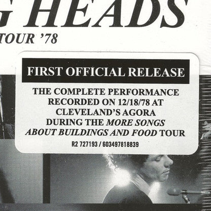 Talking Heads – Live On Tour '78 Music CD