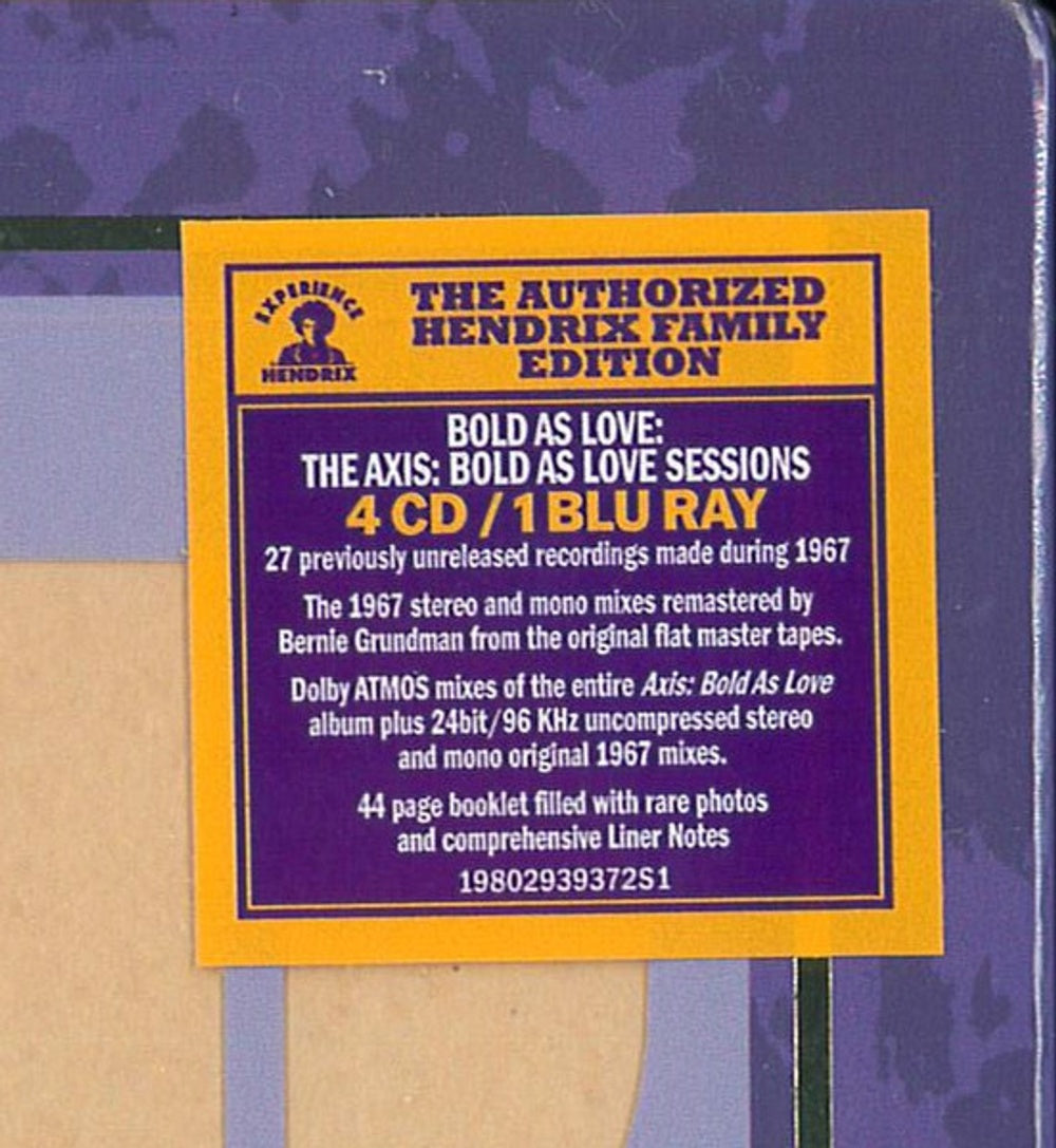 The Jimi Hendrix Experience – Bold As Love (4-CD + Blu-ray)