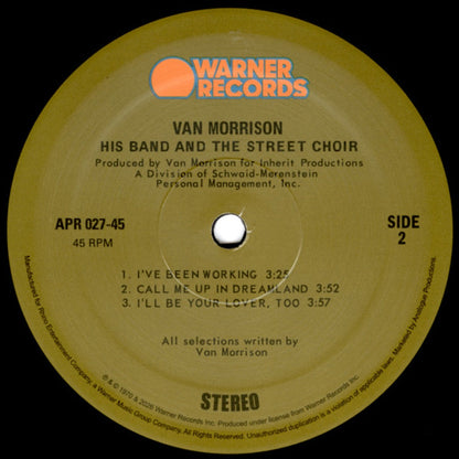 Van Morrison – His Band & the Street Choir (2-LP Vinyl) Vinyl Record