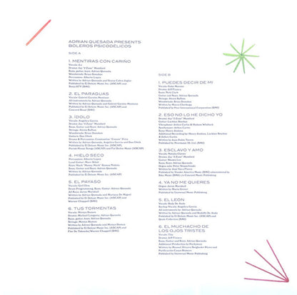 Adrian Quesada – Boleros Psicodélicos (LP Vinyl) Vinyl Record