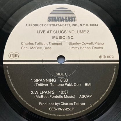 Charles Tolliver – Live At Slugs', Volume I & II (2-LP Vinyl) Vinyl Record