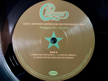 Chicago – At The John F. Kennedy Center For The Performing Arts (3-LP Vinyl) Vinyl Record