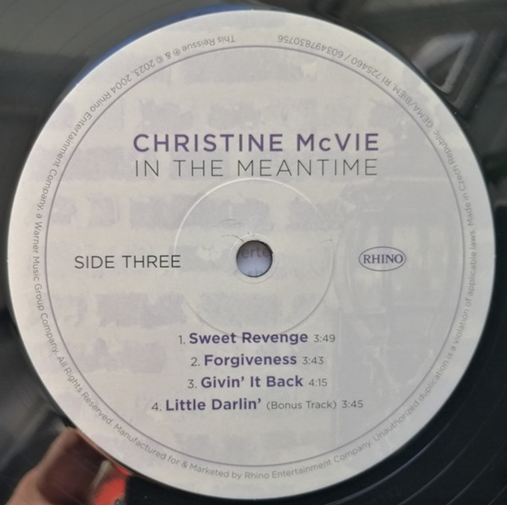 Christine McVie – In The Meantime (2-LP Vinyl) Vinyl Record