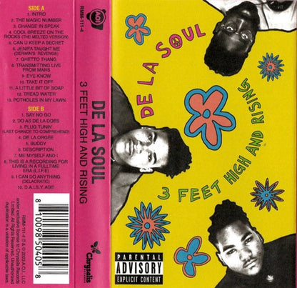 De La Soul – 3 Feet High And Rising Cassette Tape