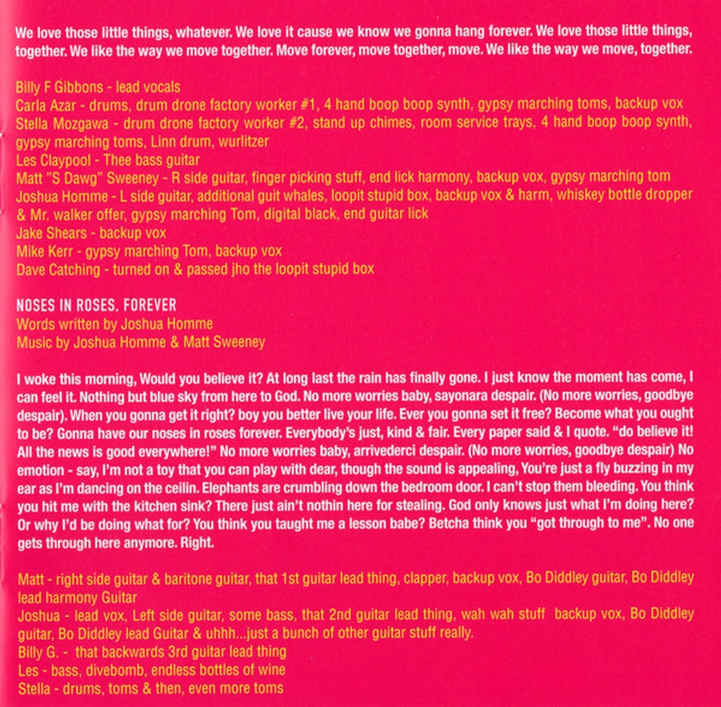 Desert Sessions – Vol. 11 & 12 Music CD