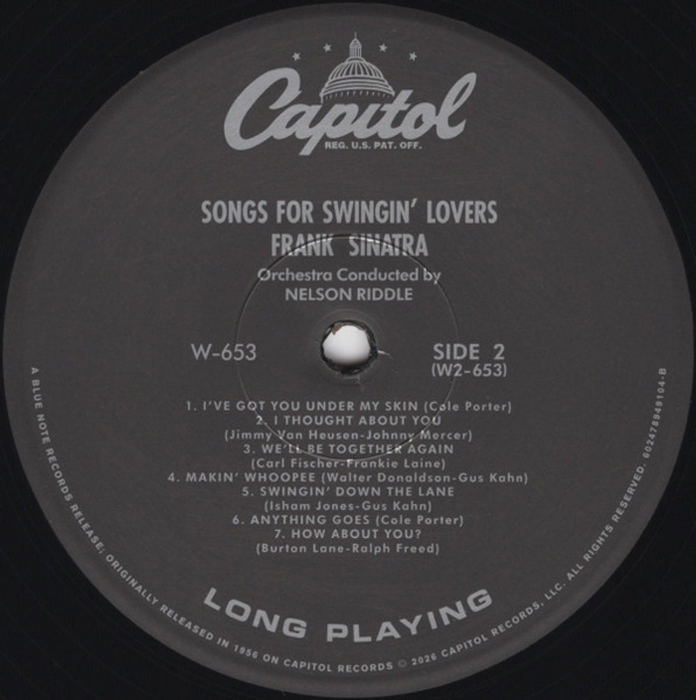Frank Sinatra – Songs For Swingin' Lovers (LP Vinyl) Vinyl Record