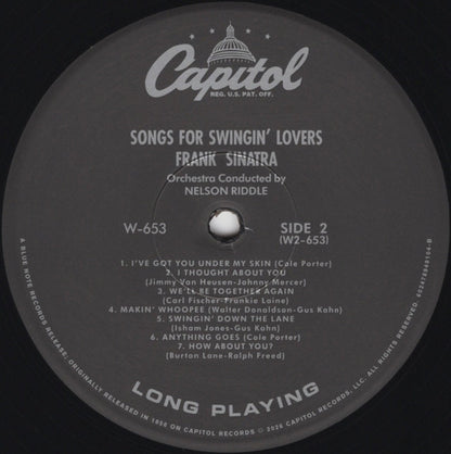 Frank Sinatra – Songs For Swingin' Lovers (LP Vinyl) Vinyl Record