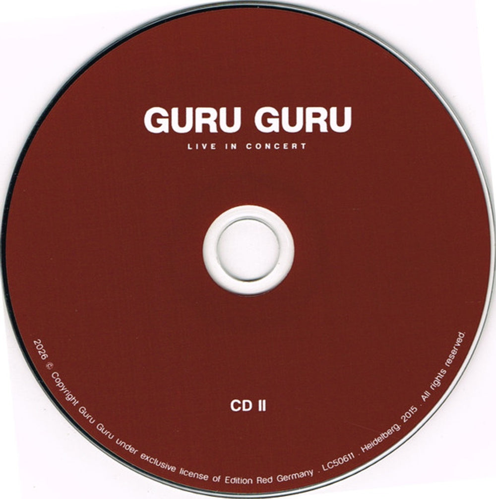 Guru Guru – Live in Concert (2-CD + DVD)