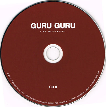 Guru Guru – Live in Concert (2-CD + DVD)