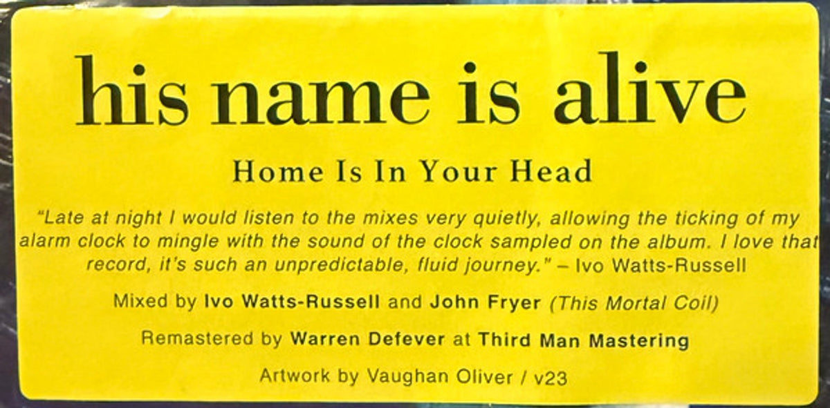 His Name Is Alive – Home Is In Your Head (LP Vinyl) Vinyl Record