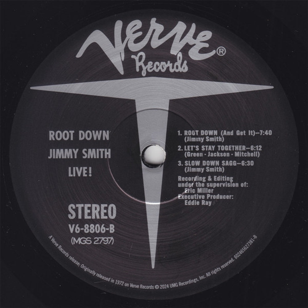 Jimmy Smith – Root Down (LP Vinyl) Vinyl Record