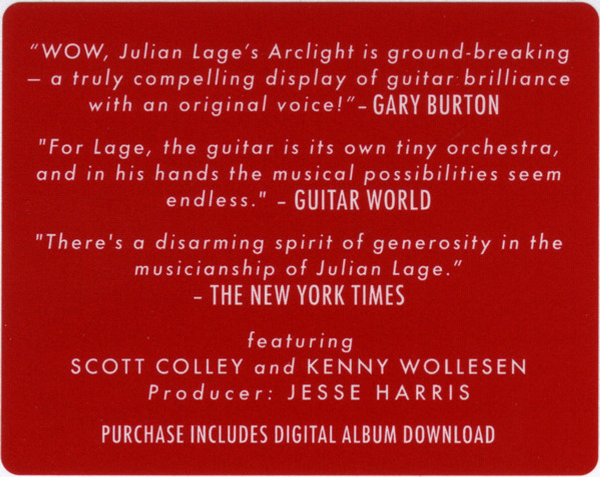 Julian Lage – Arclight (LP Vinyl) Vinyl Record