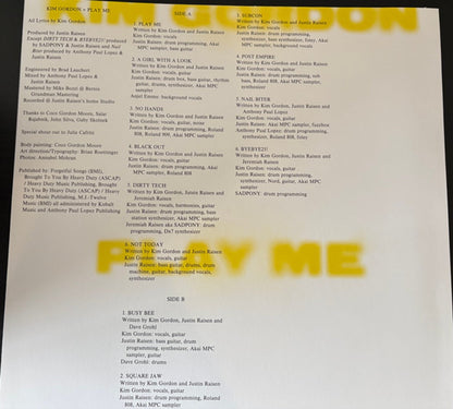 Kim Gordon – Play Me (LP Vinyl) Vinyl Record