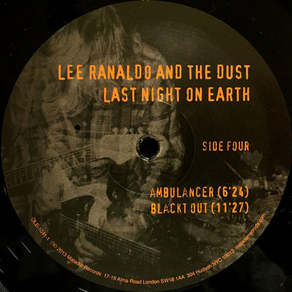 Lee Ranaldo & The Dust – Last Night On Earth (2-LP Vinyl) Vinyl Record