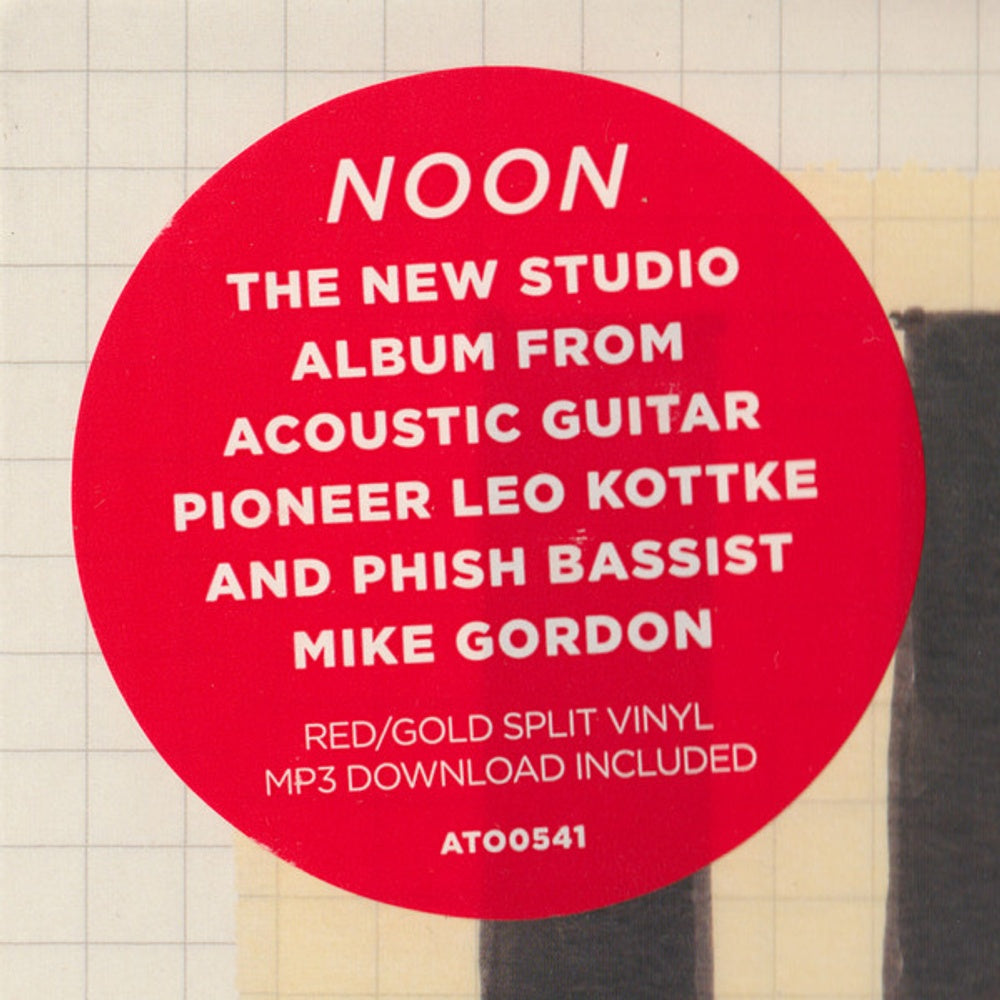 Leo Kottke & Mike Gordon – Noon (LP Vinyl) Vinyl Record