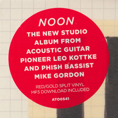 Leo Kottke & Mike Gordon – Noon (LP Vinyl) Vinyl Record