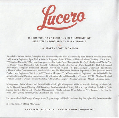 Lucero – Women and Work Music CD
