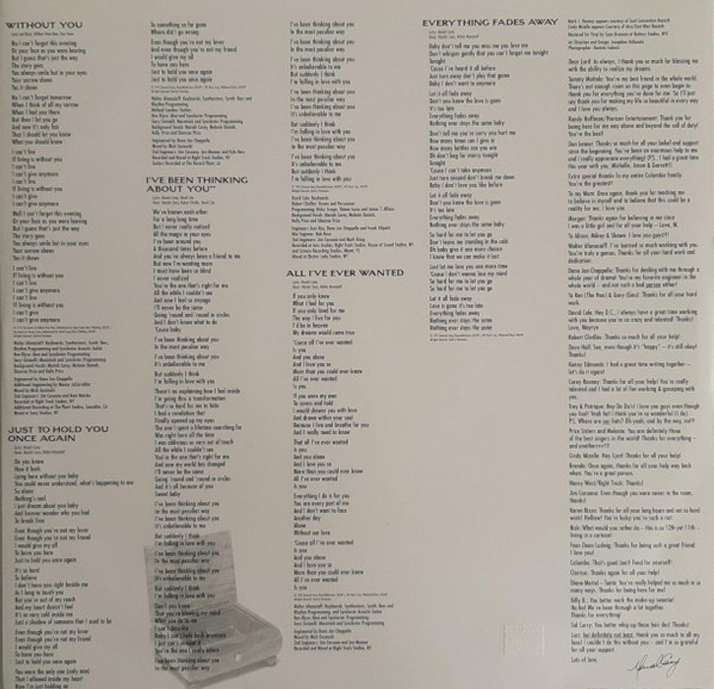 Mariah Carey – Music Box (LP Vinyl) Vinyl Record