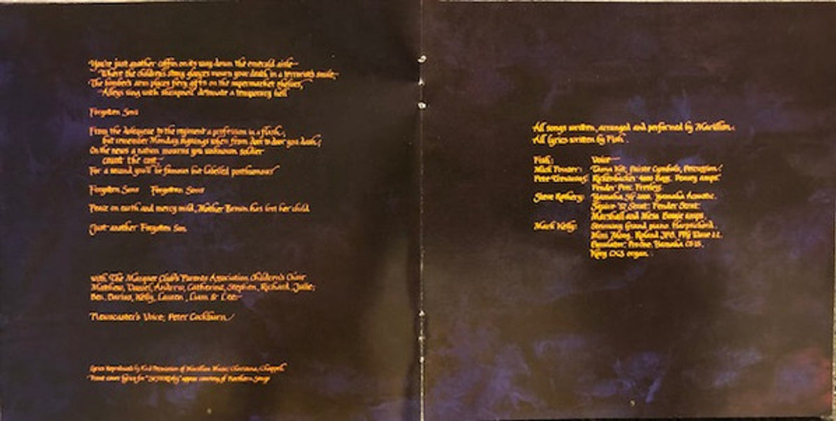 Marillion – Script For A Jester's Tear Music CD