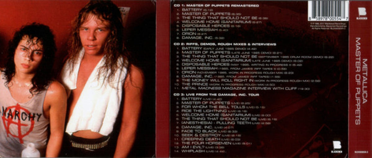 Metallica – Master Of Puppets (3-CD)