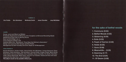 Midlake – For The Sake Of Bethel Woods Music CD
