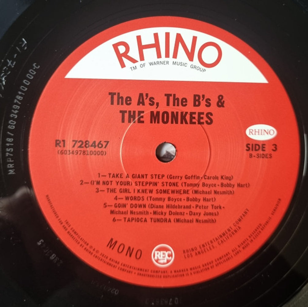 The Monkees – A's The B's & The Monkees (2-LP Vinyl) Vinyl Record