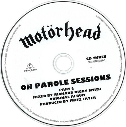 Motörhead – On Parole Sessions (3-CD & Blu-ray)