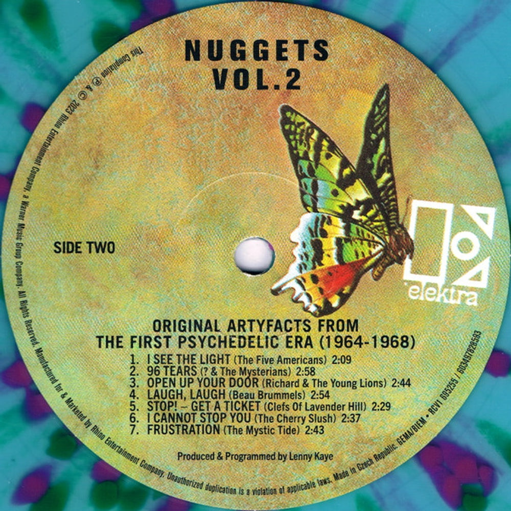 Nuggets – Original Artyfacts From The First Psychedelic Era (1965-1968), Vol. 2 (Blue Psychedelic 2-LP Vinyl) Vinyl Record