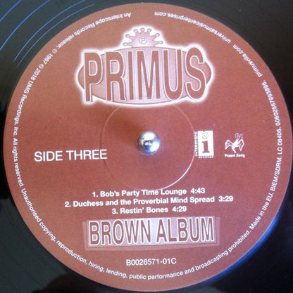 Primus – Brown Album (2-LP Vinyl) Vinyl Record